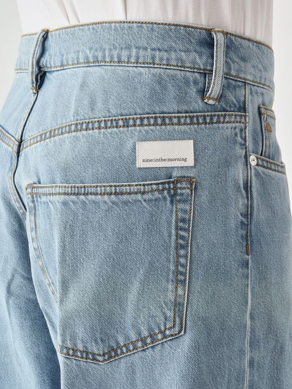5. Jean Icaro pour homme en coton Denim clair Nine in the morning ica35