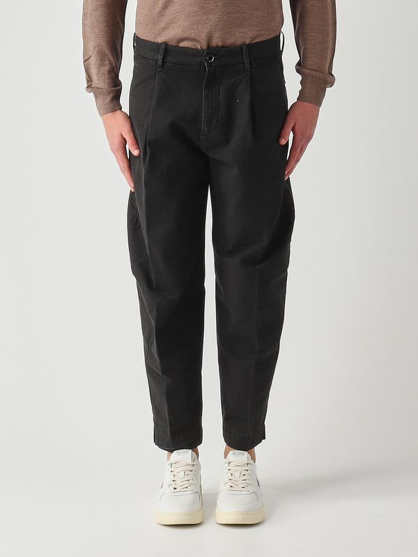 Pantalon pour homme Giulio en coton Noir Nine in the morning