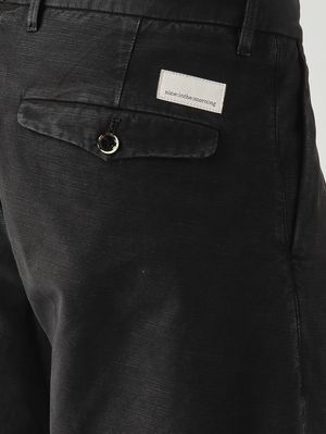5. Pantalon pour homme Giulio en coton Noir