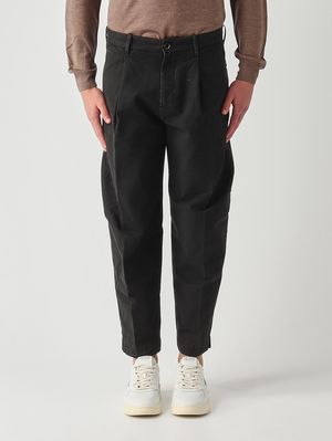 1. Pantalon pour homme Giulio en coton Noir