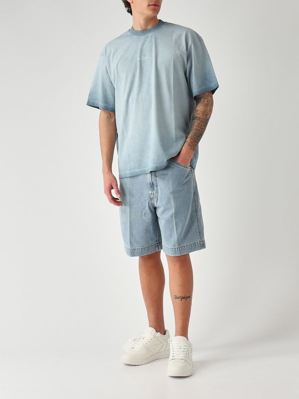 2. Short homme Leo en coton Denim Clair Nine in the morning leo13