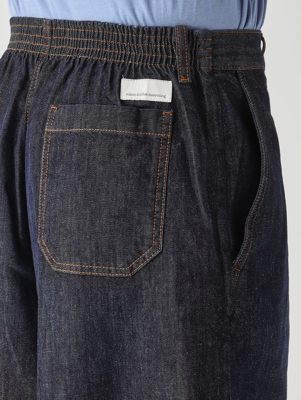 5. Bermuda uomo Otto in denim di cotone Denim Scuro Nine in the morning tt25