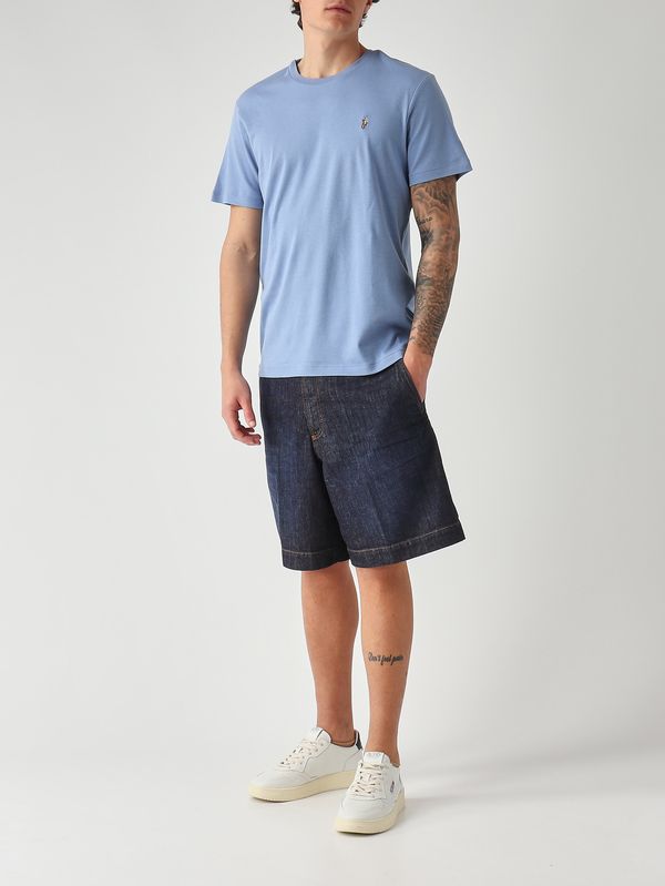 2. Bermuda uomo Otto in denim di cotone Denim Scuro Nine in the morning tt25