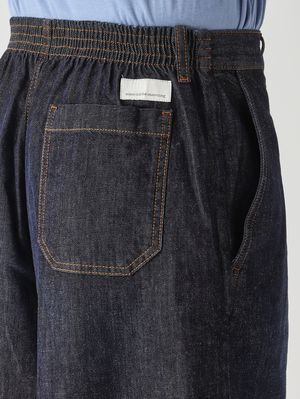 5. Bermuda uomo Otto in denim di cotone Denim Scuro