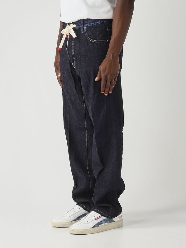 3. Men's jogger pants in cotton-blend denim Dark Denim Dsquared2 s74lb1859s30825