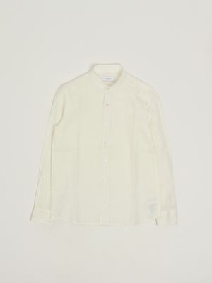 1. Camicia bambino in lino Latte