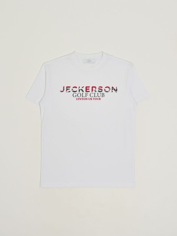 1. Camiseta de algodón para niño Blanco Jeckerson j5109ts26