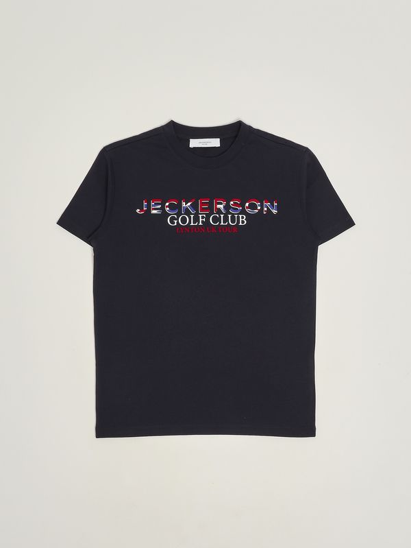 1. T-shirt bambino in cotone Blu Jeckerson j5109ts26