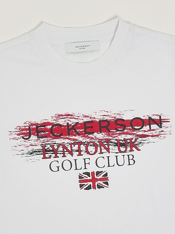 3. T-shirt bambino in cotone Bianco Jeckerson j5116ts26