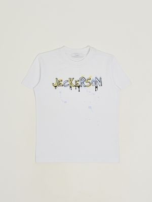 1. T-shirt en coton pour garçon Blanc