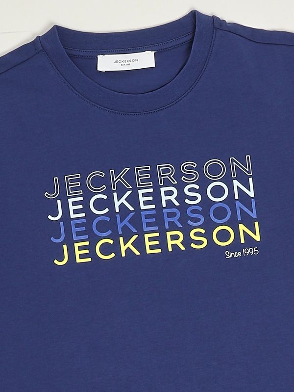3. T-shirt bambino in cotone Blu Royal Jeckerson j5153ts26