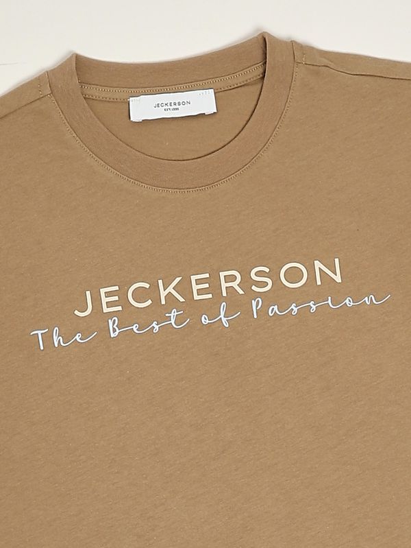 3. Camiseta de algodón para niño Bebida oscura Jeckerson j5179ts26