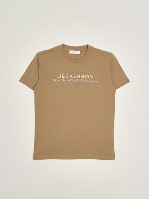 1. Camiseta de algodón para niño Bebida oscura