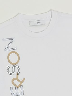 3. Baumwoll-T-Shirt für Jungen Weiß