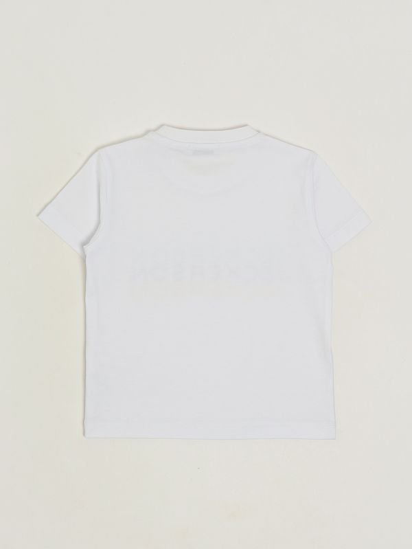 2. T-shirt en coton pour garçon Blanc Jeckerson jb5666ts26