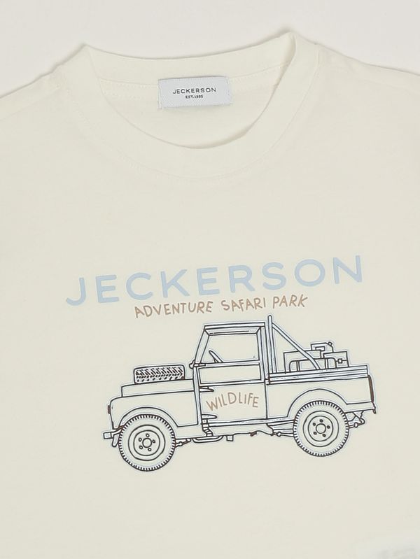 3. T-shirt bambino in cotone Latte Jeckerson jb5700ts26