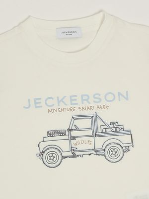 3. T-shirt bambino in cotone Latte