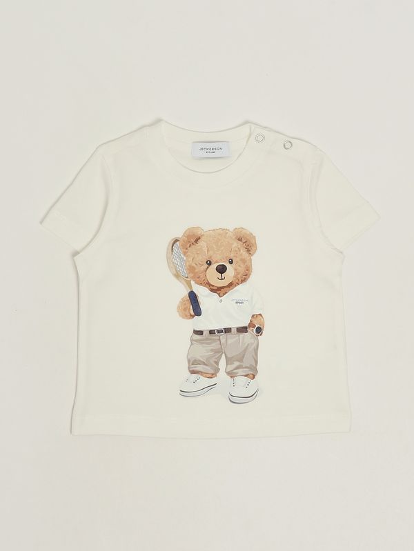 1. Camiseta de algodón para recién nacido Leche Jeckerson jn5436ts26