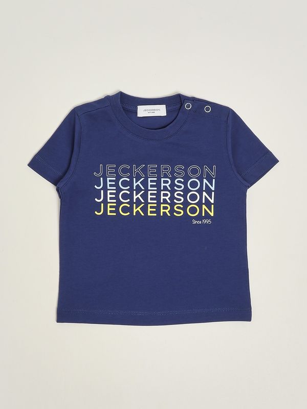 1. Cotton T-shirt for baby boys Royal Blue Jeckerson jn5466ts26
