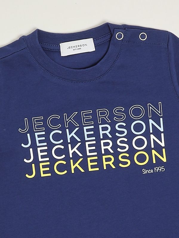 3. Cotton T-shirt for baby boys Royal Blue Jeckerson jn5466ts26