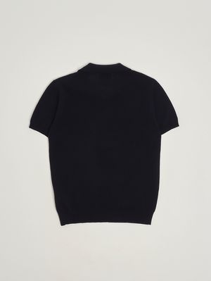 2. Polo pour garçon en coton stretch Bleu