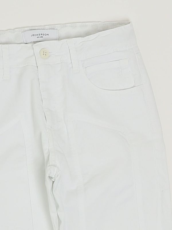 3. Jungenhose aus Stretch-Baumwolle Weiß Jeckerson j5123ps26