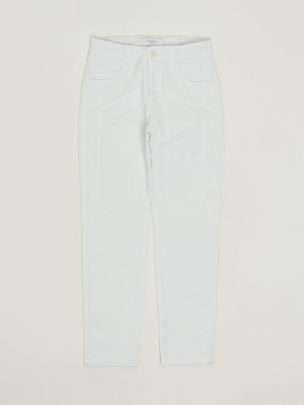 Pantalone bambino in cotone stretch Bianco Jeckerson