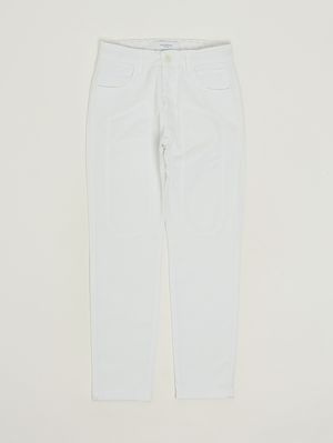 1. Jungenhose aus Stretch-Baumwolle Weiß