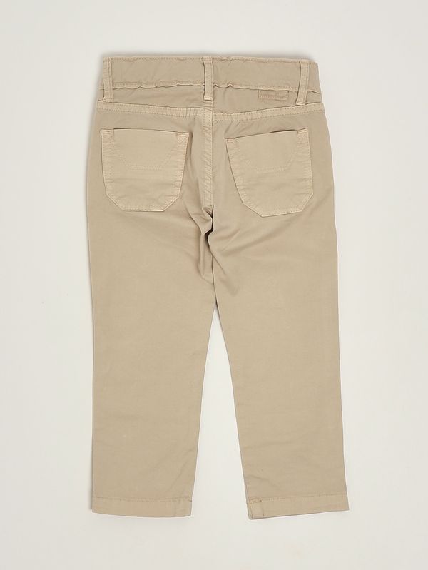 2. Boys' stretch cotton trousers Ecru Jeckerson jb5602ps26