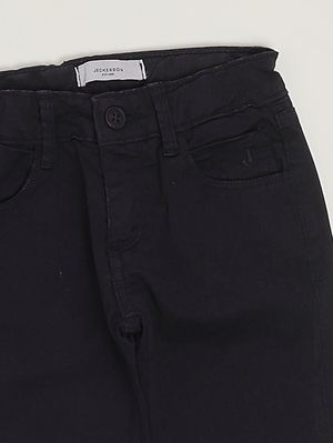 3. Pantalón de niño de algodón elástico Azul