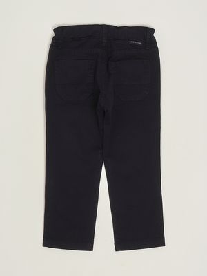 2. Pantalón de niño de algodón elástico Azul