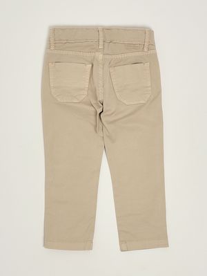 2. Pantalón de niño de algodón elástico Crudo