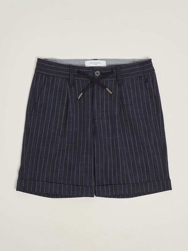 1. Bermudas para niño en mezcla de algodón elástico Azul Jeckerson j5127ps26