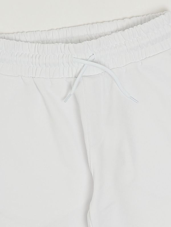 3. Shorts de niño de felpa de algodón Blanco Jeckerson j5128ps26