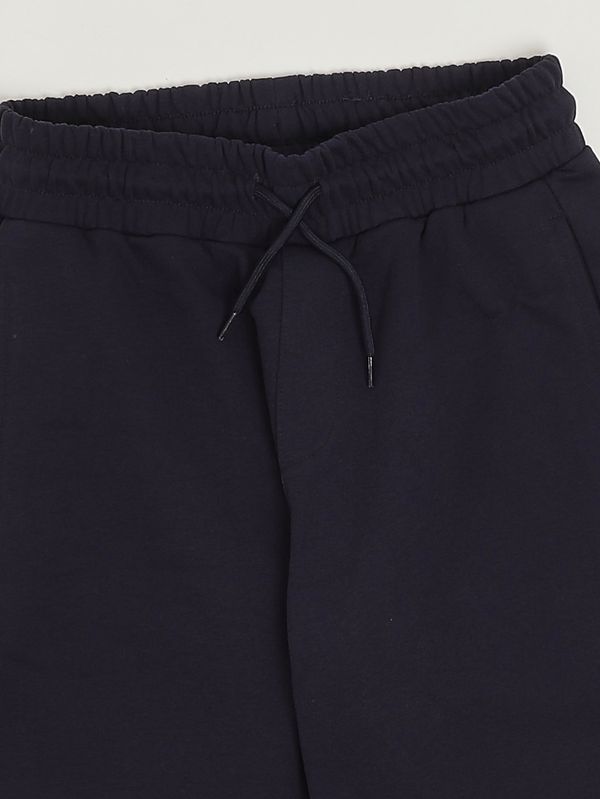3. Shorts de niño de felpa de algodón Azul Jeckerson j5128ps26