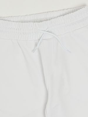 3. Shorts de niño de felpa de algodón Blanco