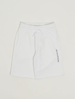 1. Shorts de niño de felpa de algodón Blanco
