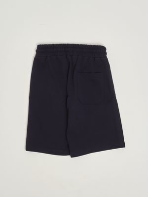2. Shorts de niño de felpa de algodón Azul