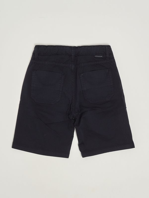 2. Bermuda garçon en coton stretch Bleu Jeckerson j5158ps26