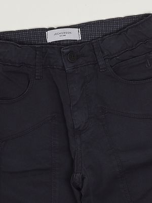 3. Bermuda garçon en coton stretch Bleu
