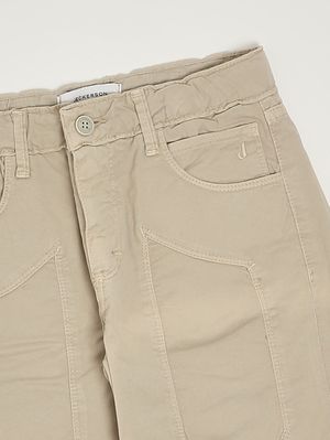 3. Bermudashorts für Jungen aus Stretch-Baumwolle Ecru