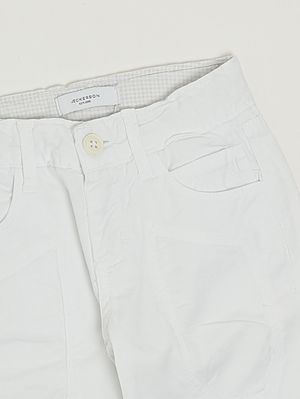 3. Bermuda bambino in cotone stretch Bianco
