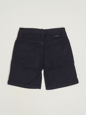 2. Bermuda bambino in cotone stretch Blu