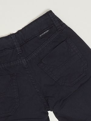 3. Bermuda bambino in cotone stretch Blu
