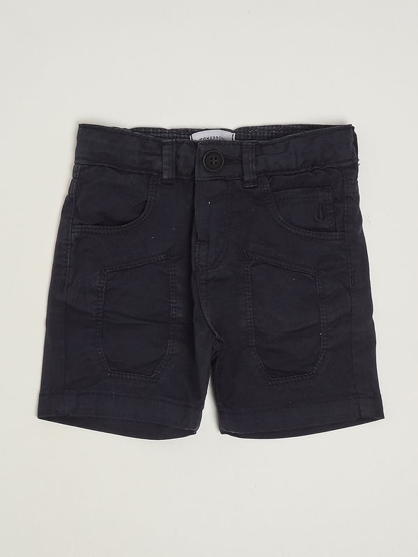 1. Pantaloncino neonato in cotone stretch Blu Jeckerson jn5405ps26