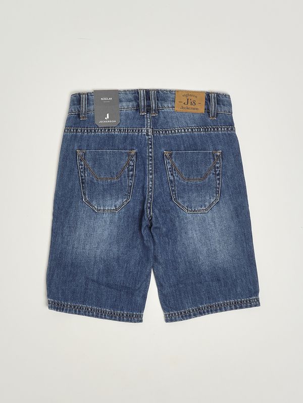 2. Bermuda bambino in misto cotone Denim Jeckerson j5191ps26