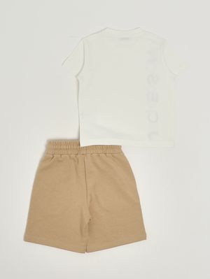 2. Ensemble pour garçon en mélange de coton Lait-Terre