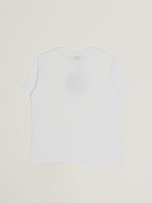 2. Camiseta de niña de algodón Blanco moteado