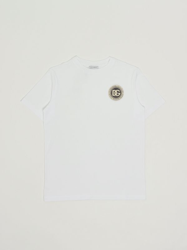 1. T-shirt bambino in cotone Bianco Dolce e Gabbana l4jthug7p1p