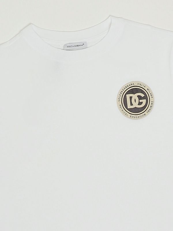 3. T-shirt bambino in cotone Bianco Dolce e Gabbana l4jthug7p1p